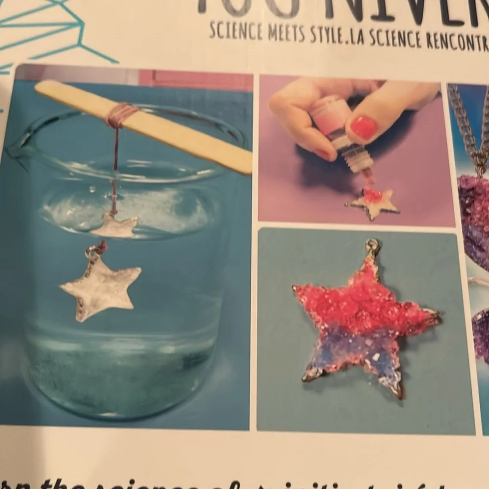 YOU-NIVERSE Crystal Growing Jewelry Crafts Set NEW